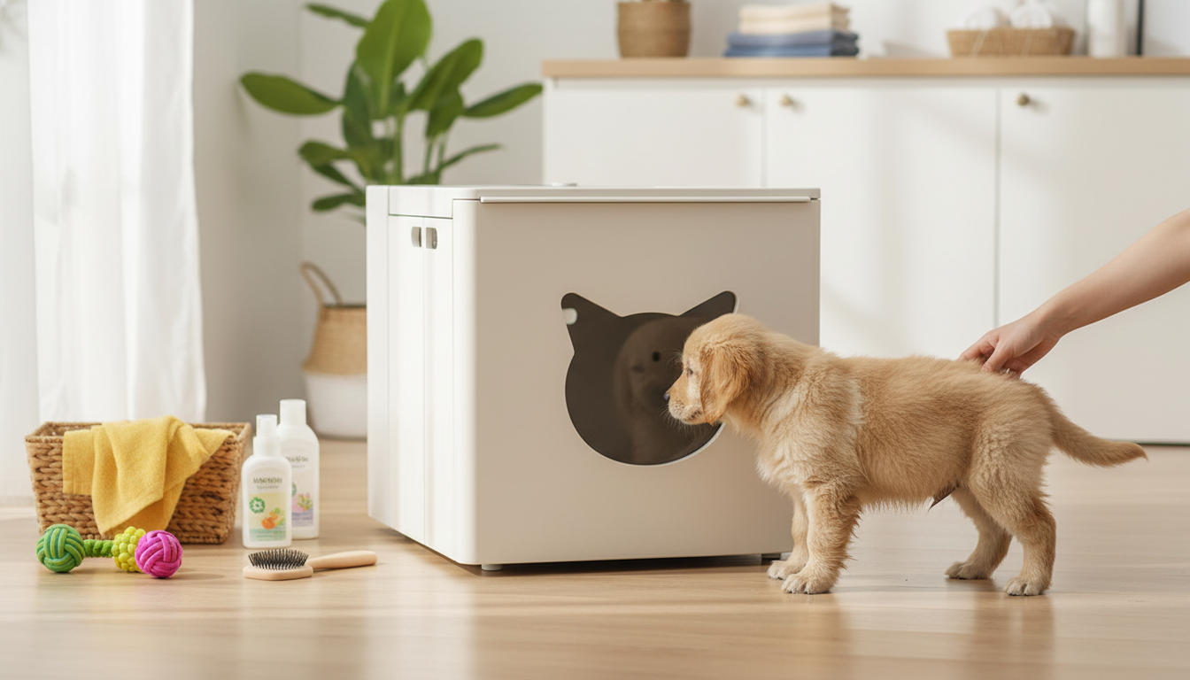 Foldable Automatic Pet Dryer: Fast, Mess-Free Drying